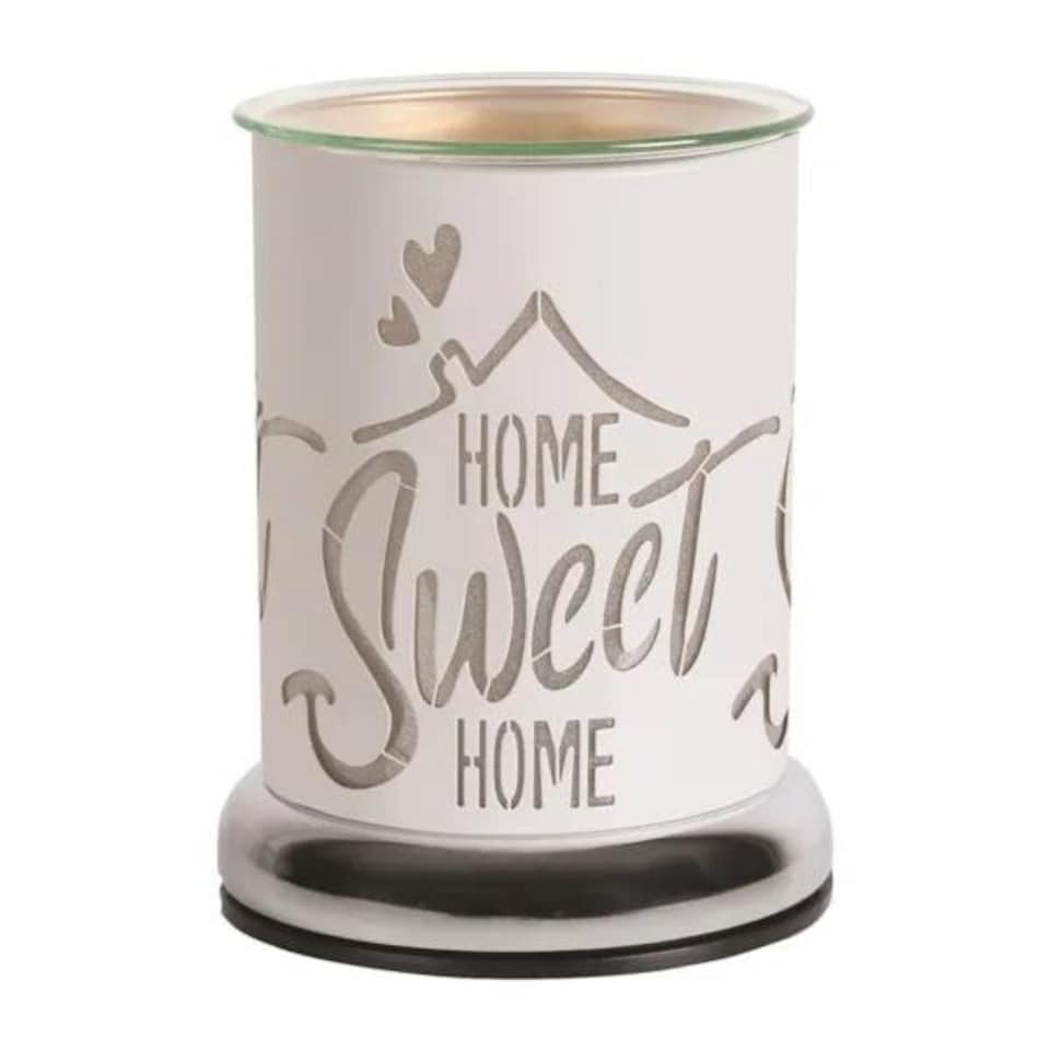 image 1 of Aroma Electric Touch Wax Melter 17cm White - Home Sweet Home | White | 1