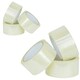 image 2 of 144 Rolls of Clear Low Noise Tape 50mm X 66m Strong Sticky Packaging Parcel Tapes