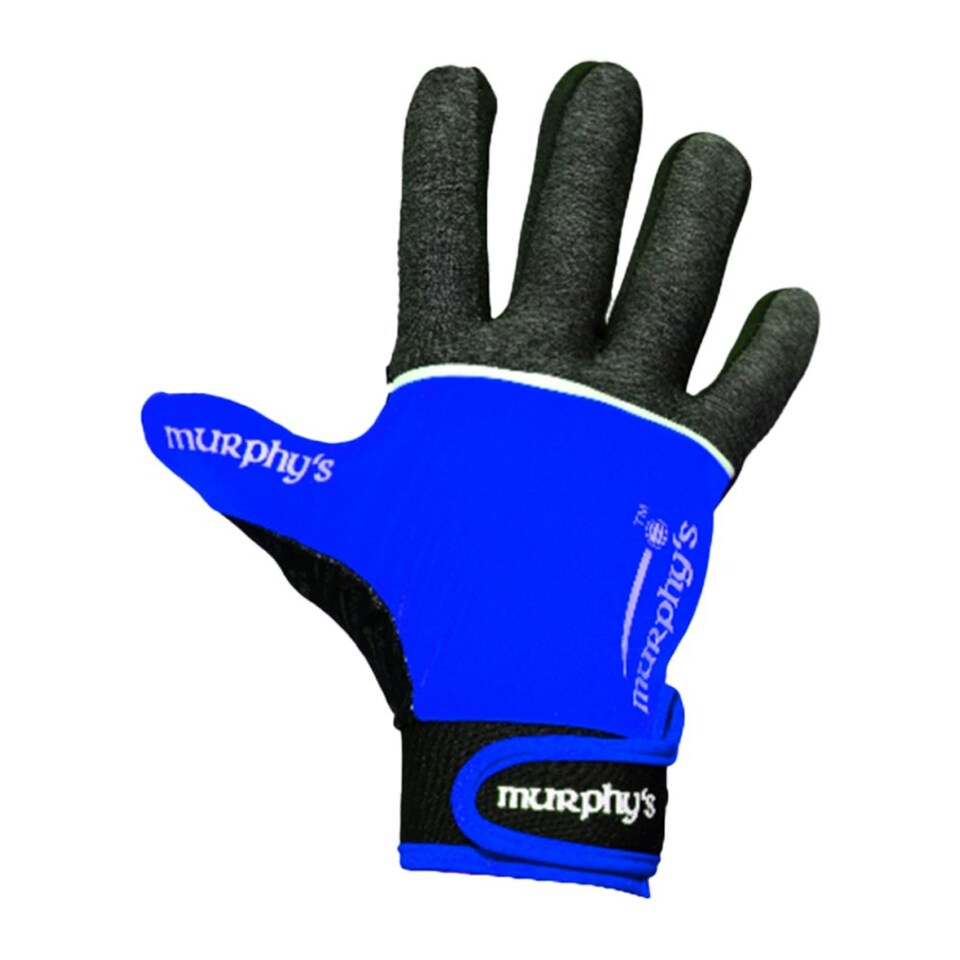 image 1 of Murphys Unisex Adult V2 Gaelic Gloves - Grey/Blue/White - XL