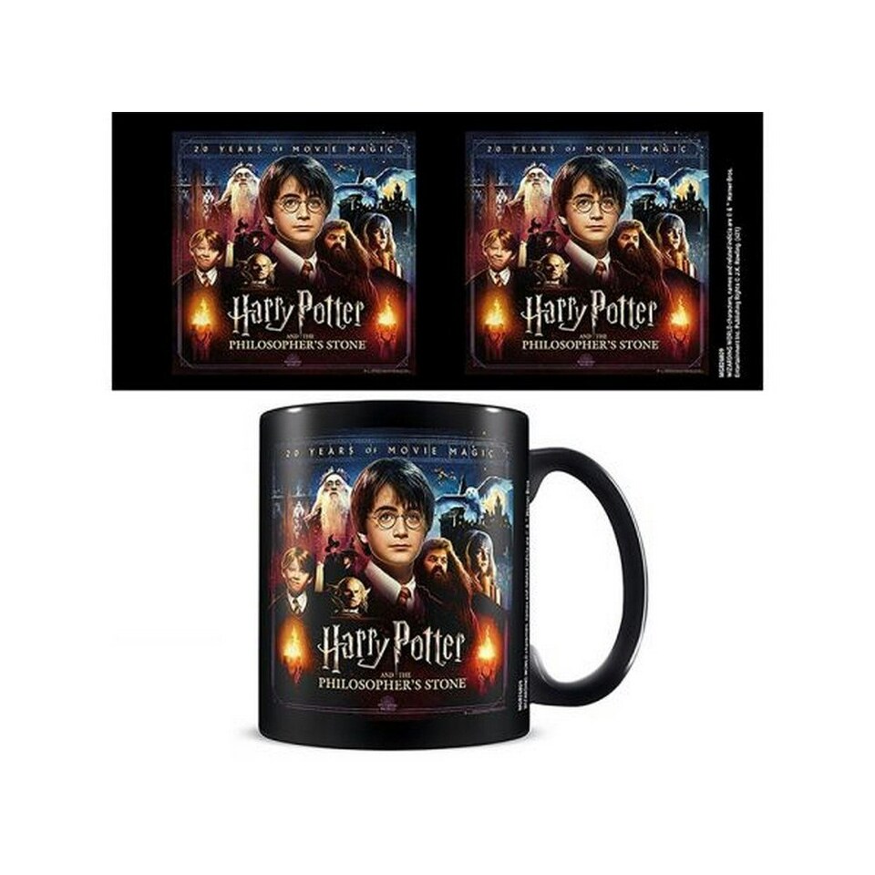 Harry Potter 20 Years Of Movie Magic Mug - Black/Multicoloured - One Size