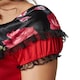 image 8 of Spooky Senorita - Halloween fancy dress costume for women | Red | black/red | 1