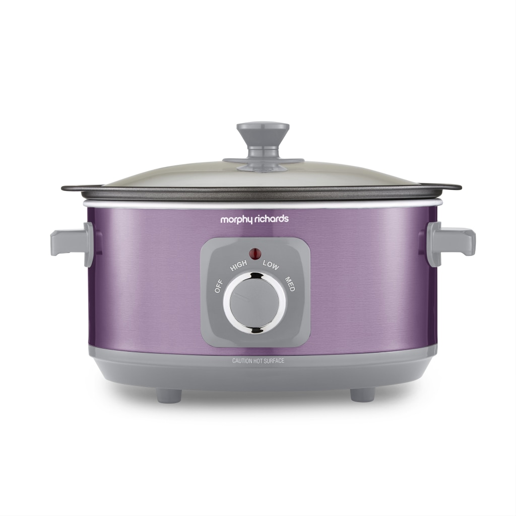 Morphy Richards Accents Sear & Stew 3.5L Slow Cooker Purple