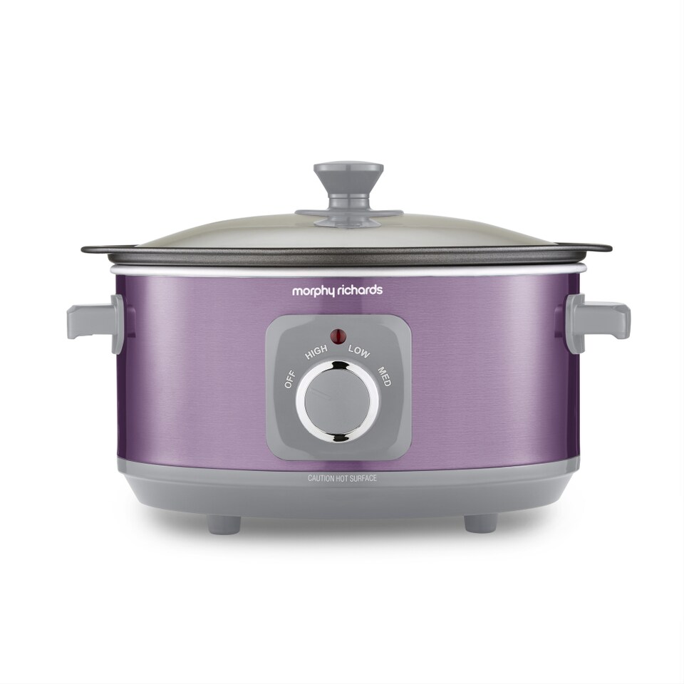 image 1 of Morphy Richards Accents Sear & Stew 3.5L Slow Cooker Purple