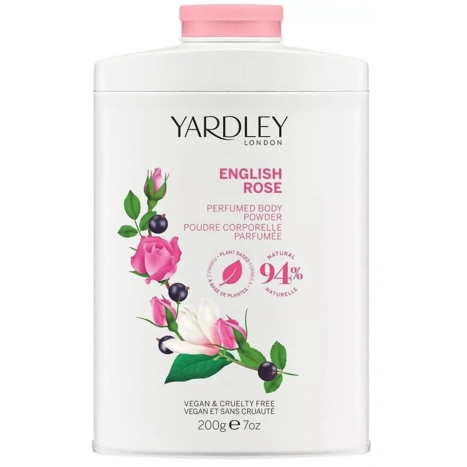image 1 of Yardley London English Rose Perfumed Body Powder 200g