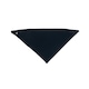 image 2 of Babybugz Baby Reversible Contrast Detail Bandana Bib - White/Navy - One Size