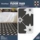 image 5 of Floorpops Rigel Black Peel & Stick Floor Tiles, FP3990