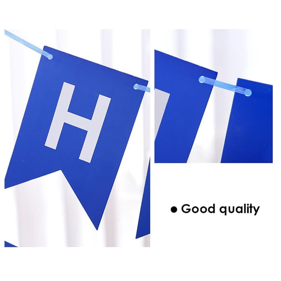 image 1 of Happy Birthday Party Banner Multicolour