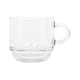 image 4 of LAV Cozy Stacking Glass Espresso Cups - 90ml - Pack of 6 Clear