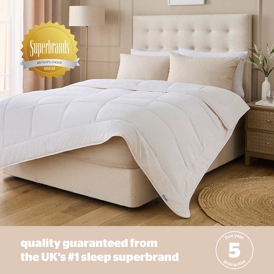 image 1 of Silentnight Natural Wool Collection Lightweight Duvet | White | King
