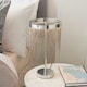 image 3 of Zelma LED 1 Light Table Lamp Chrome, Silver Chain