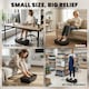 image 9 of SPORTNOW Vibration Plate Exercise Machine with 120 Speed Levels, 5 Programs | Black | Glossy black | 52.4L x 31W x 12H cm