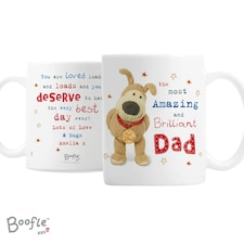 Personalised Boofle Medal Mug White