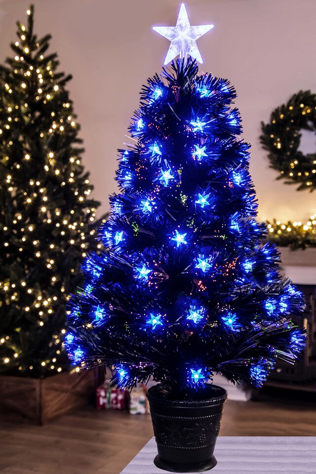 image 1 of Christmas Tree World  8ft/240cm Snowy Scots Pine Christmas Tree