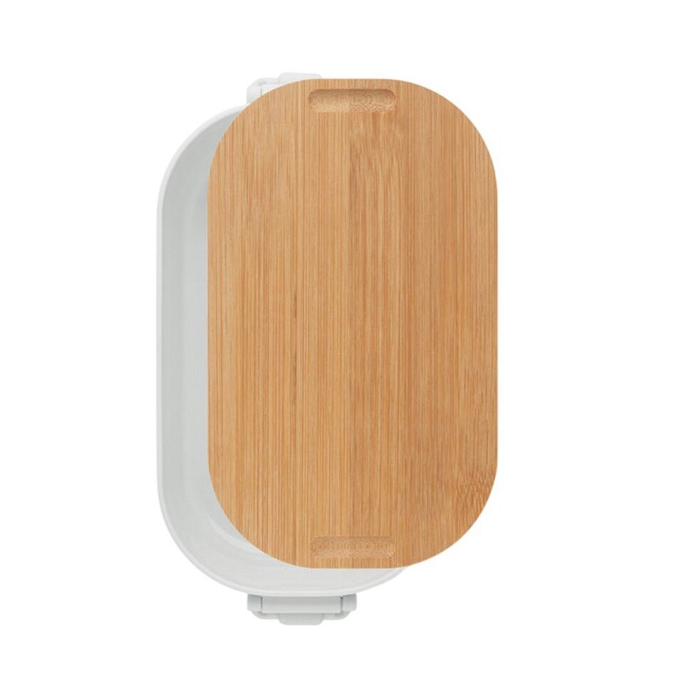 image 1 of MidOcean Lekker PP Plastic 700ml Lunch Box - White - One Size
