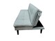 image 4 of The Fermo 2 Seater Sofa Bed in Grey, Silver or Navy | Silver | One Size