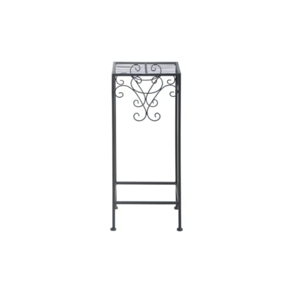 image 1 of Set of 3 Decorative Plant Stands Black