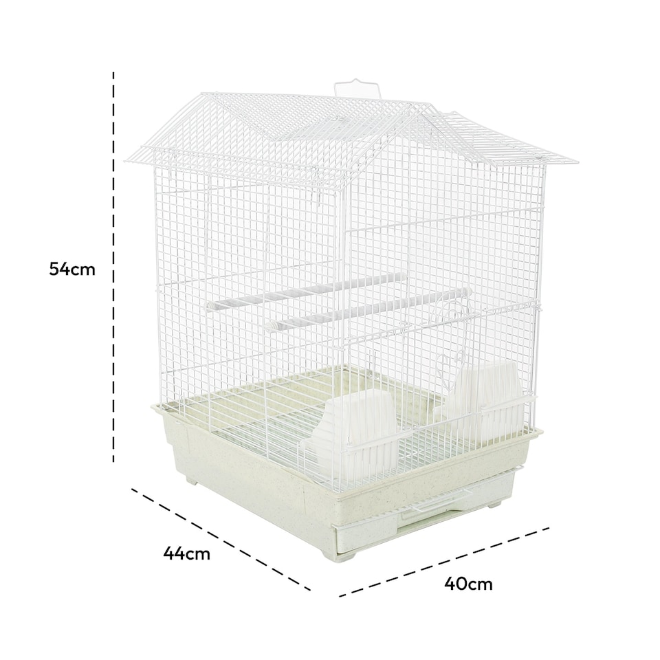image 1 of KCT Santiago Plus White Bird Cage
