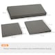 image 5 of Outsunny 3PCs Rattan Garden Seat Cushions Pads for Patio Furniture, Grey Grey | Grey | 7 PCs