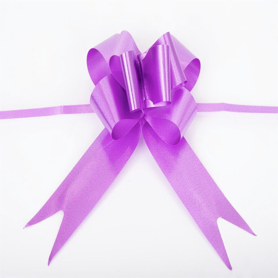 image 1 of 30 Purple Pullbows - 30mm