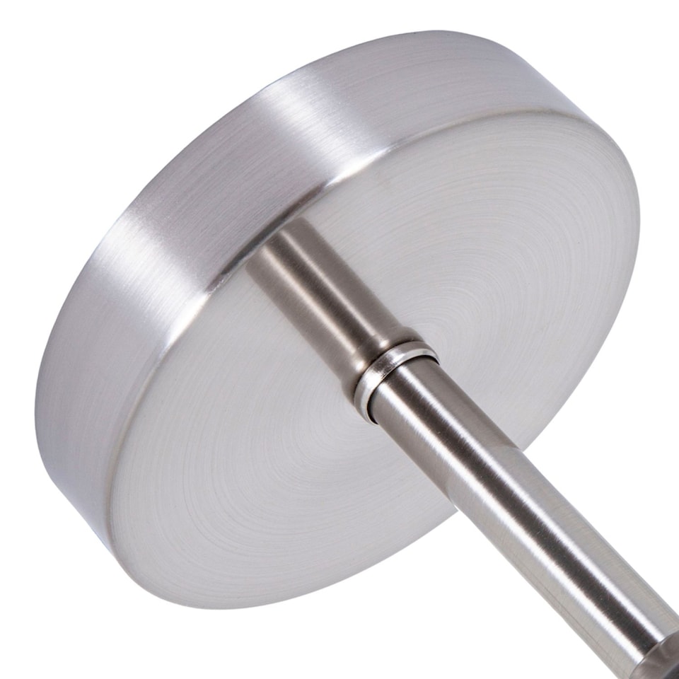 image 1 of Brushed Satin Nickel Ceiling Light Fitting for Industrial Style Light Bulbs | Silver | Satin Nickel | 1