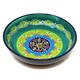image 1 of Verano Spanish Ceramics Classic Spanish Large Food Bowl - 30cm Blue/Green Blue | Green