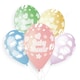 image 1 of Pastel Baby Shower Latex Balloons 33cm / 13 in - Pack of 6