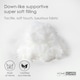 image 5 of Homescapes Luxury Super Microfibre Cushion Pad Insert Inner 30 x 30 cm (12 x 12 inches) | White | 30 x 30 cm (12 x 12")