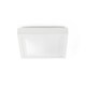 image 1 of Tola 2 Light Medium Square Bathroom Flush Ceiling Light Aluminium, White IP44, E27