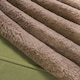 image 2 of OHS Soft Jumbo Faux Fur Ribbed Throw Blanket Brown | Mink