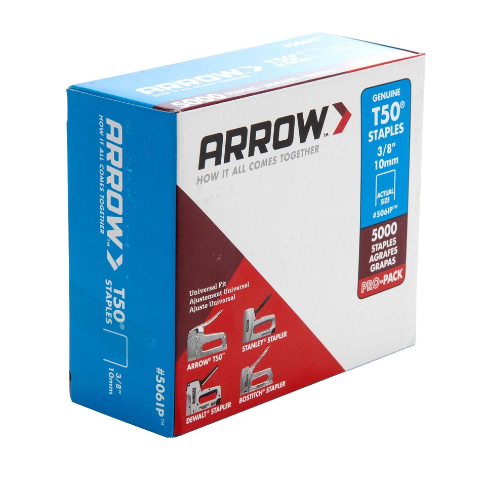 image 1 of Arrow Heavy Duty Staples (Pack of 5000) | Silver | Silver | 10mm | 1