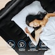 image 10 of Get Fit Air Bed With Built In Electric Pump - Premium Double Airbed - Quick Blow Up Bed With Headboard & Free Inflatable Pillow | Black | Black Mono | 1