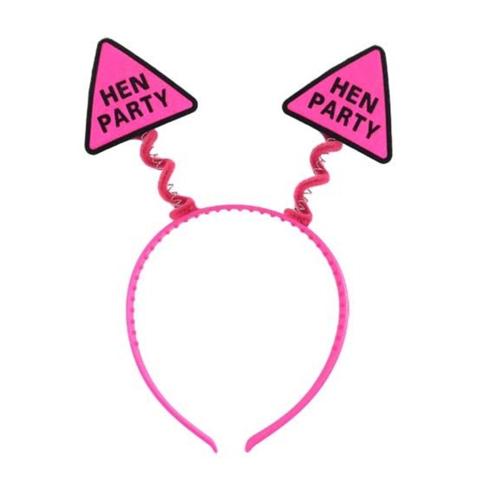 image 1 of Hen Party Head Bopper Hot Pink