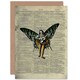 image 1 of Upcycle Butterfly Fairy Lute Birthday Card