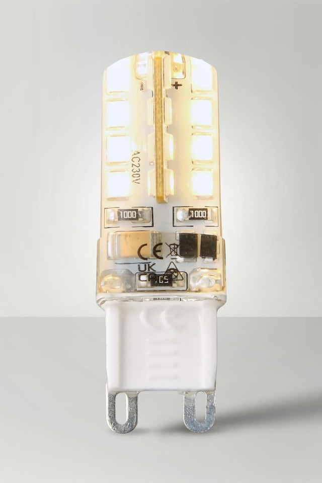 image 1 of ValueLights G9 Pack of 3 2.6W Capsule Warm White LED Bulbs | White | Warm White