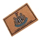 image 2 of Newcastle United FC Coir Crest Door Mat | Gold | Gold | One Size | 1