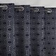image 1 of Element Geometric Thermal Blackout Eyelet Curtains 116cm x 137cm Navy Blue | Blue