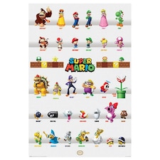 SUPER MARIO (CHARACTER PARADE) MAXI POSTER - POSTER / PRINTS