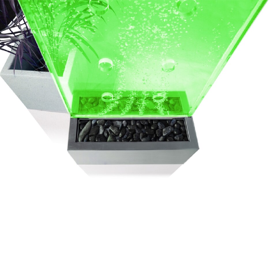 image 1 of Fluid Orion Bubble Water Wall with Colour Changing LEDs 183cm
