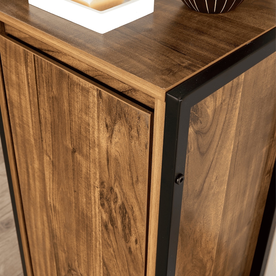image 1 of Locastra Bathroom 3 Tier Floor Cabinet Storage Organiser Frame Modern