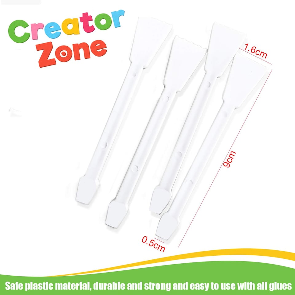 image 1 of 30pk Glue Spreader Set – Flexible Non-Stick Tips for Precise Application on Wood, Card & Felt, Ideal for Crafts & Art Projects