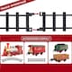 image 4 of 13-Piece Classic Toy Train Set – Headlight, Smoke & Sound | 11ft Track | Christmas Gift for Kids