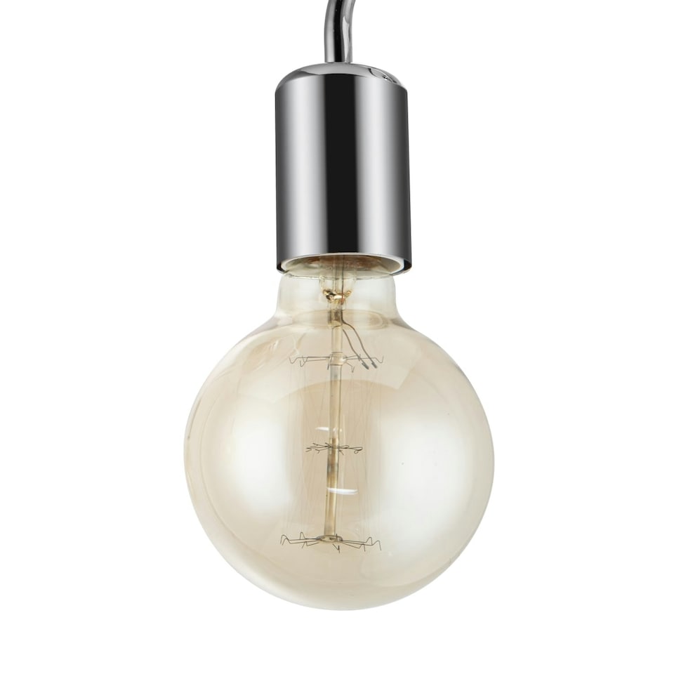 image 1 of COSYLYTE Fraser 3 Light  Metal Ceiling Flush Light Chrome