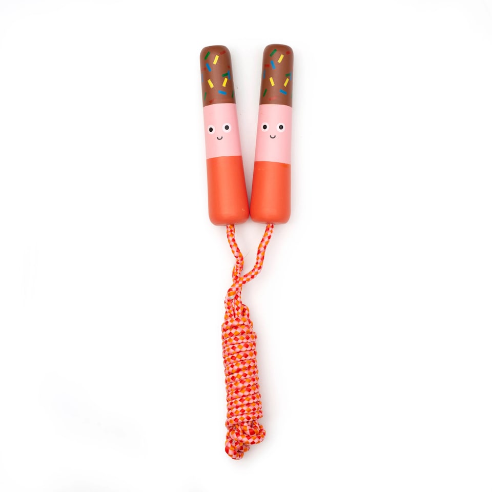 image 1 of Kikkerland Childrens Popsicle Fun Skipping Rope 3 Years+