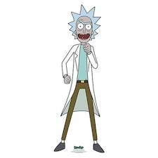 Rick Sanchez Rick and Morty Small Star Mini Cardboard Cutout 93cm