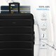image 9 of Flight Knight Set of 3 Lightweight 4 Wheel ABS Hard Case Suitcases Cabin & Hold Luggage, 100+ Airlines Approved - easyJet, British Airways, Ryanair, Jet2 Grey | Charcoal