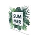 image 1 of Tropical Green California (Canvas Print) 45cm x 45cm