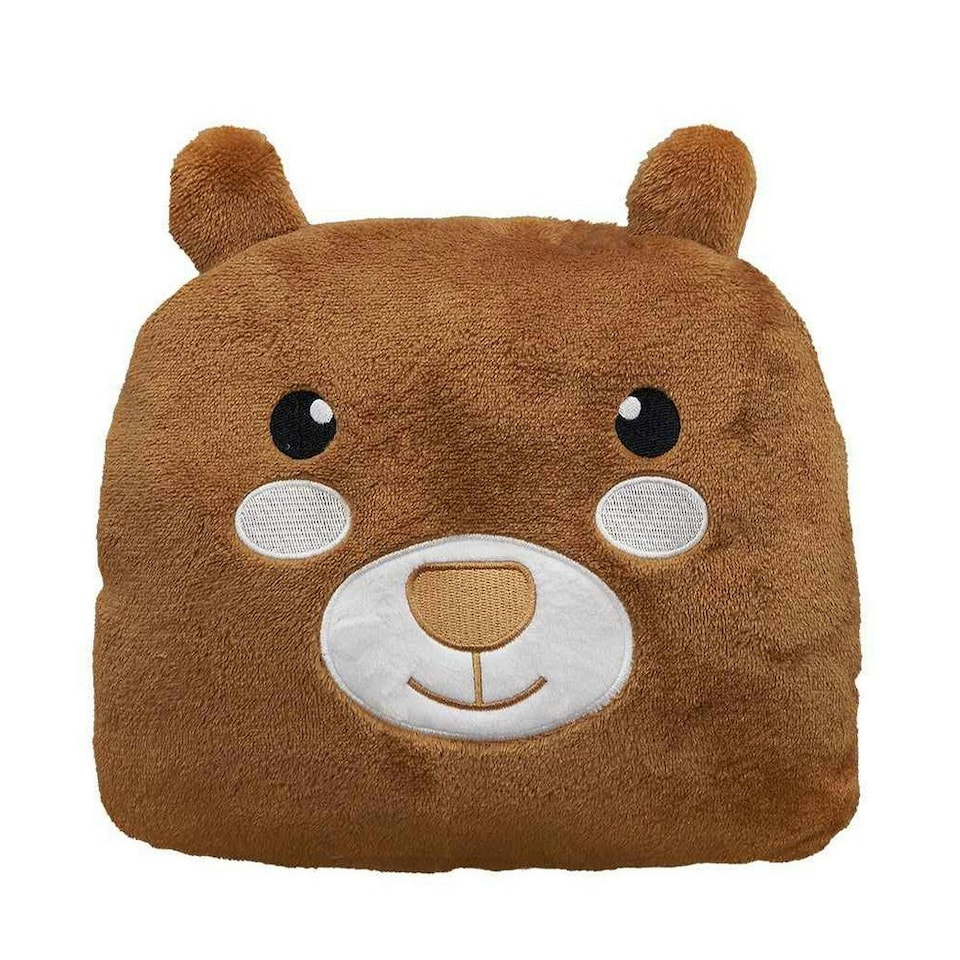 image 1 of Brand Lab Childrens/Kids Character Teddy Bear Hoodie Blanket - Brown - 5-8 Years Brown