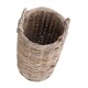 image 3 of Round Rattan Umbrella Basket | Grey | Grey | One Size