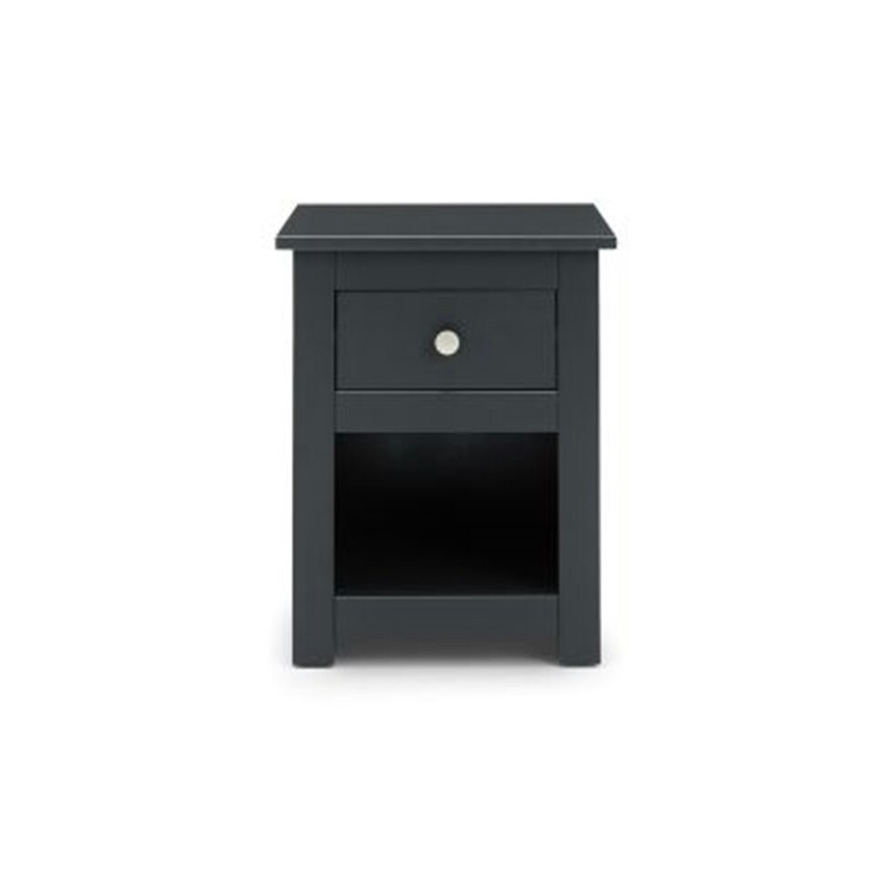 image 1 of Traditional Anthracite Bedside Drawer - 1 Drawer