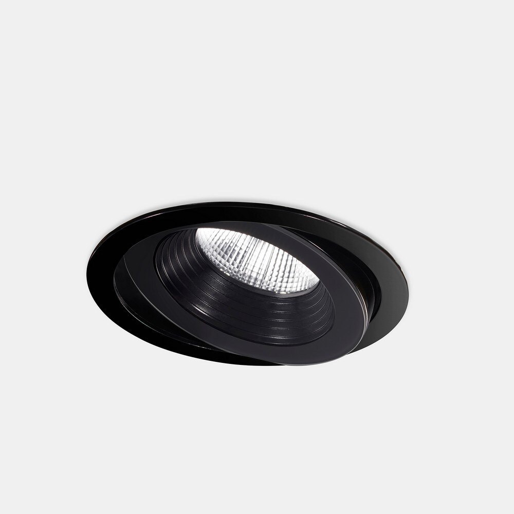Dako Outdoor LED Recessed Downlight Large Black IP65 IK07 3000K - Special Offer